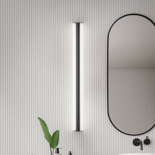 Helestra LED-speillampe LOOM 90 cm svart