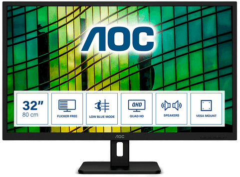Aoc Q32E2N 31,5" LED-skjerm
