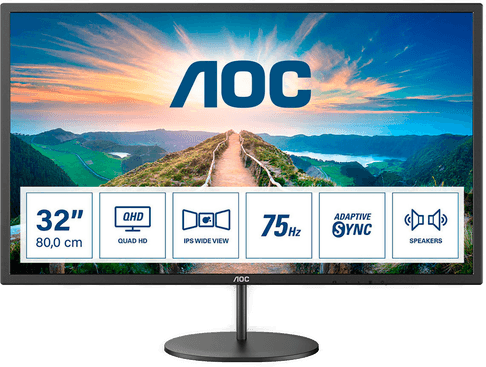 Aoc Q32V4 31,5" LED-skjerm 2560x1440