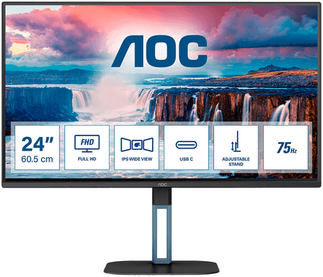Aoc 24V5C 24" LED-skjerm
