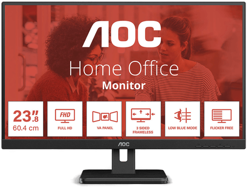 Aoc 24E3UM 23,8" LED-skjerm