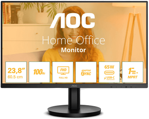 Aoc 24B3CA2 24" LED skjerm - FHD, 100Hz