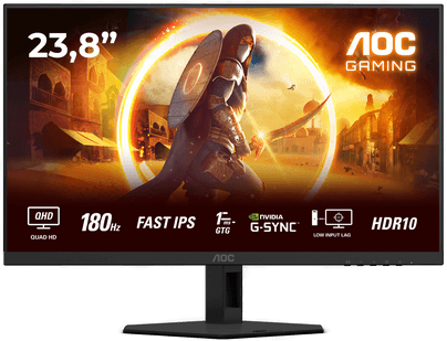 Aoc Q24G4RE 23.8" Gaming-skjerm 2560x1440 180Hz