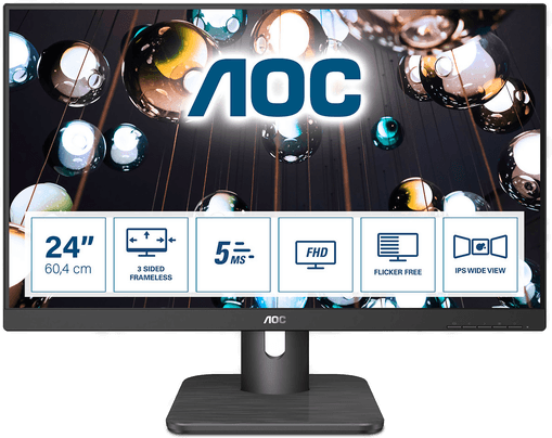 Aoc 24E1Q 23,8" FHD IPS-skjerm