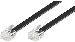 Pro telefonkabel 3 meter svart