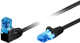 Pro LAN CAT 6A 90° - Svart - 2 meter