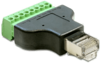 Pro Terminal Block 8-pin RJ45 male