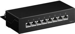 Pro CAT 6 Mini Patch Panel 8 Port