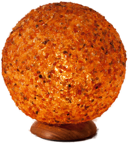 Wagner Life LED-bordlampe, sfærisk, ravfarget