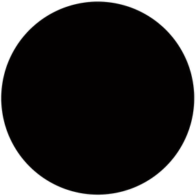 Hell Aaron LED-vegglampe, Ø 38 cm, svart