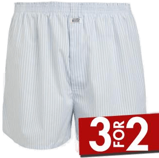 Jockey Woven Poplin Boxer Shorts Hvit