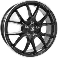 IT Wheels Kira Black Lip Polished 6.5x16 5/108 ET40 B65.1