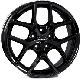 BORBET Y Black Glossy 8x19 5/108 ET45 B72.6