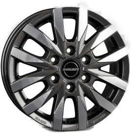 BORBET CW6 Mistral Anthracite Gloss Pol 6.5x16 6/130 ET54 B84.1