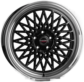 Borbet B Black Rim Polished 8x17 5/112 ET35