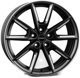 BORBET LX18 Black Matt Silver Spoke Rim 8x18 5/114.3 ET48 B72.6