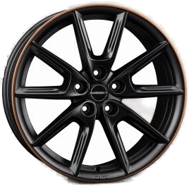 BORBET LX18 Black Matt Rim Copper 8x18 5/112 ET40 B66.6