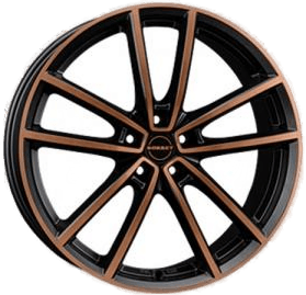 Borbet W black copper polished matt 8x19 5/112 ET37