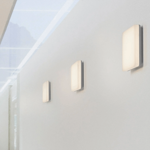 Bega LED-taklampe 18W 26x26cm