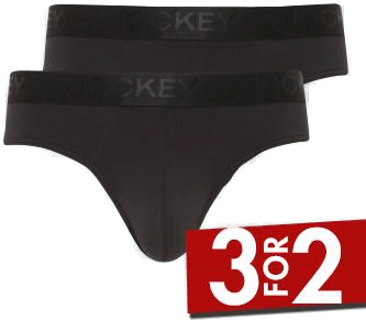 Jockey Microfiber Air Brief Svart