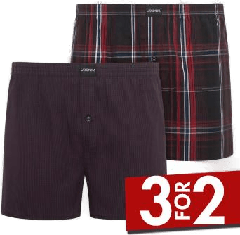 Jockey Woven Boxer Shorts Rød