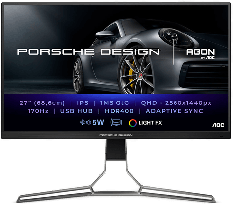 Aoc 27" QHD Gaming-skjerm 170Hz