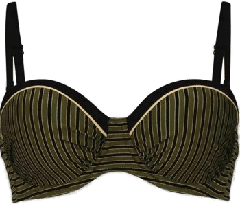 Rosa Faia Holiday Stripes Bikini Top