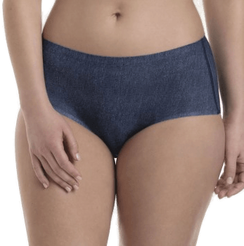 Anita High Waist Brief Jeansblå