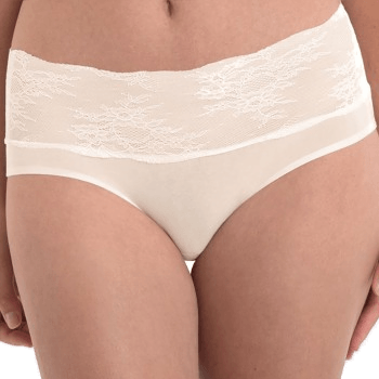 Anita High Waist Lace Briefs Benhvit