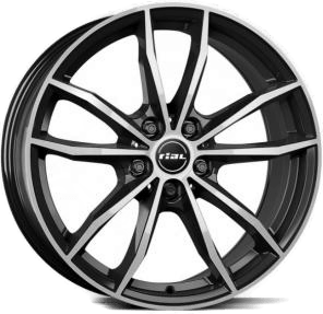 Rial X12 Diamond Black Polish 9x20 5/112 ET38 B66.6