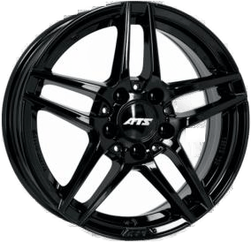 ATS Gloss Black 7x17 5/112 ET44.50 B66.46