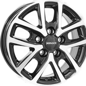 Monaco CL2T Gloss Black  Polished 6.5x16 5/120 ET52 B65.1