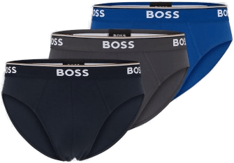 BOSS 3P Power Brief Grå/Blå