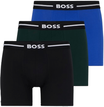 BOSS 3P Solid Cotton Bold Boxer