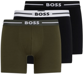 Boss 3P Boxer Bold Svart/Grønn
