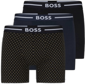 Boss 3P Bold Boxer Svart/Blå