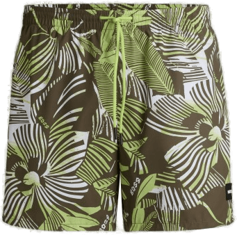 BOSS Badebukser Piranha Grønn Mønster