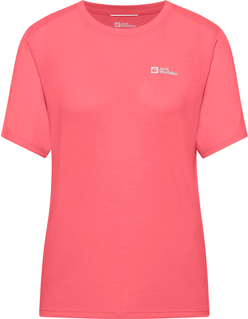 Jack Wolfskin Vonnan T-skjorte Sunset Coral