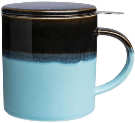 Tranquillo Industrial kopp med lokk 41 cl blå