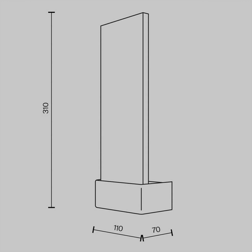 Maytoni LED-vegglampe Ornamentert, krom