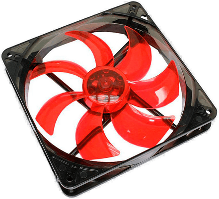 Cooltek PC-vifte 140mm Rød