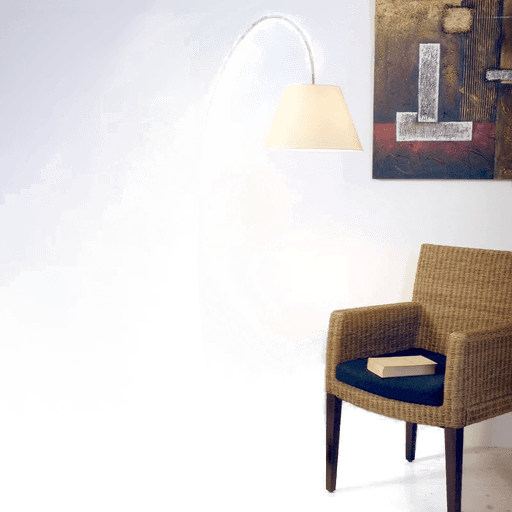 Holländer buet Bambus gulvlampe