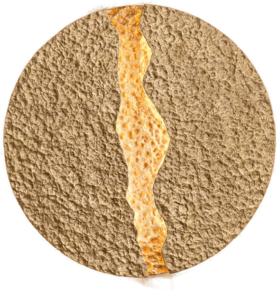 Holländer LED-vegglampe Eruption Ø 40 cm