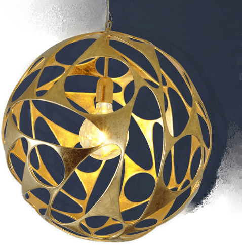 Holländer Hengelampe Talismano, gull, Ø55cm