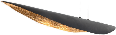 Holländer Chiasso LED-pendel, svart/gull