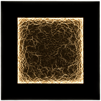 Holländer Eclipse LED-vegglampe, brun/gullfarget