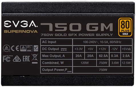 EVGA SuperNOVA 750 GM 750W