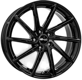 Brock B37 Shiny Black 8x18 5/112 ET50