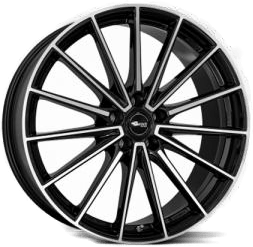 Brock B43 Black Full Polish 8x20 5/114.3