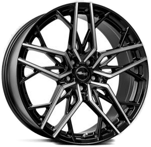 Brock B44 Black Full Polish 8.5x20 5/112 ET30